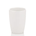 Kela Natura Ceramic Toothbrush Beaker – Modern White Bathroom Tumbler