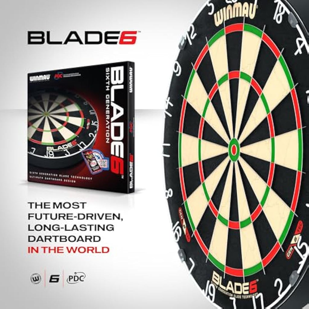 Winmau Blade 6 Professional Bristle Dartboard | Premium Sisal Board