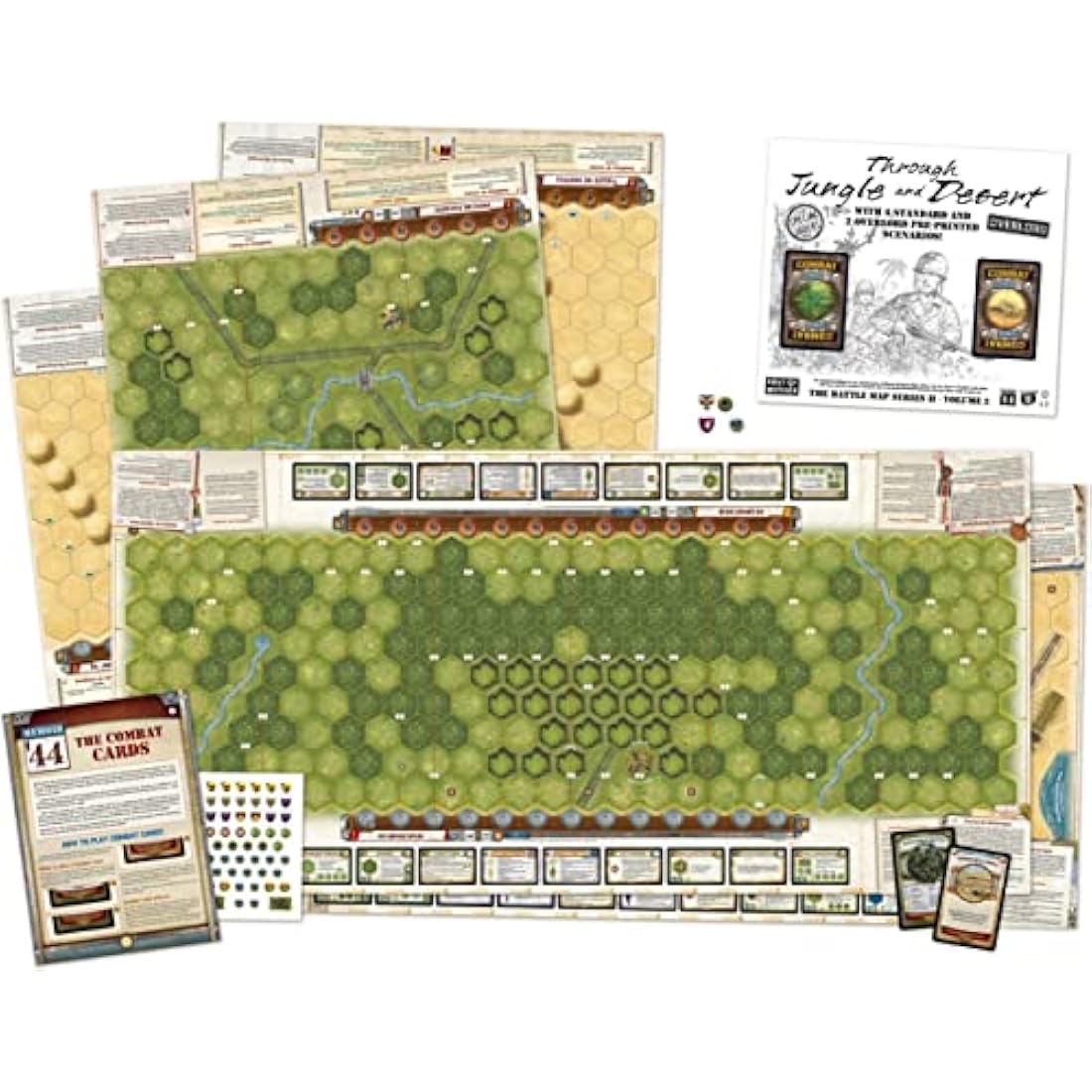 Memoir '44: Through Desert and Jungle Battle Map by Days of Wonder