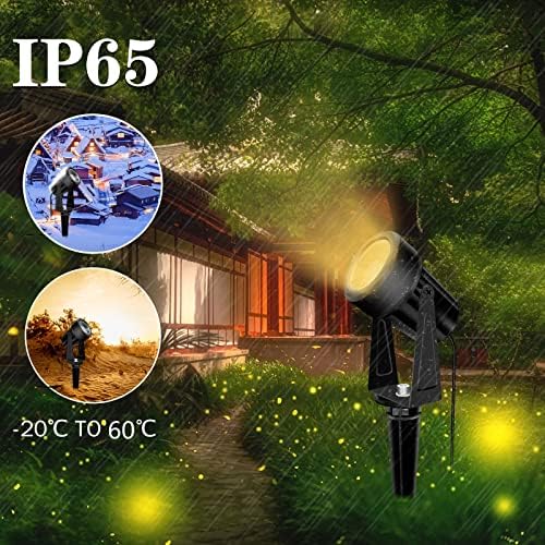 Svater 92ft LED Landscape Lights – IP65 Waterproof Garden Spotlights