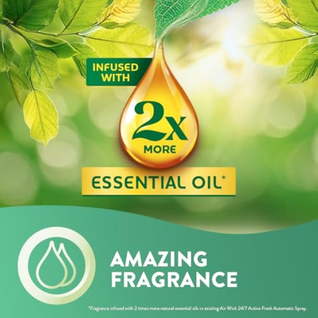 Air Wick Plug in Diffuser Refill - White Vanilla Bean - 6 x 19ml Pack