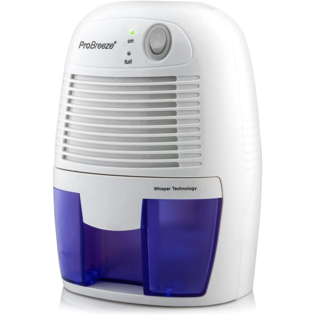 Pro Breeze Portable Dehumidifier | 500ml Tank | Ultra-Quiet Peltier