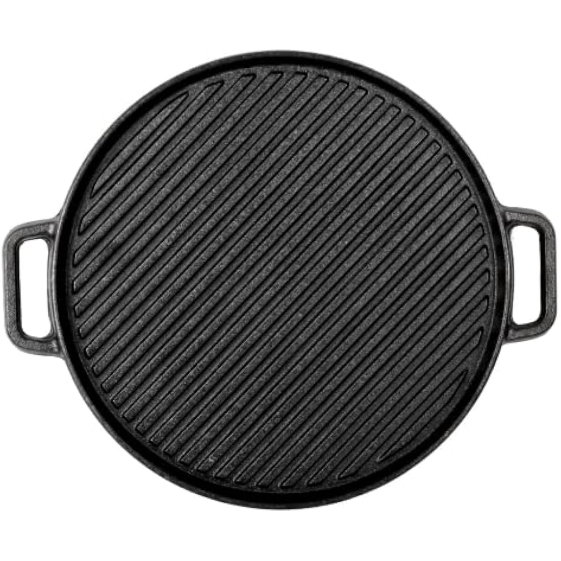 Jolof Store Cast Iron Griddle Pan – 30cm Reversible BBQ Grill Plate
