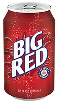 Big Red Cream Soda Carbonated Soft Drink, 12 oz Cans (6 Pack Bundle)