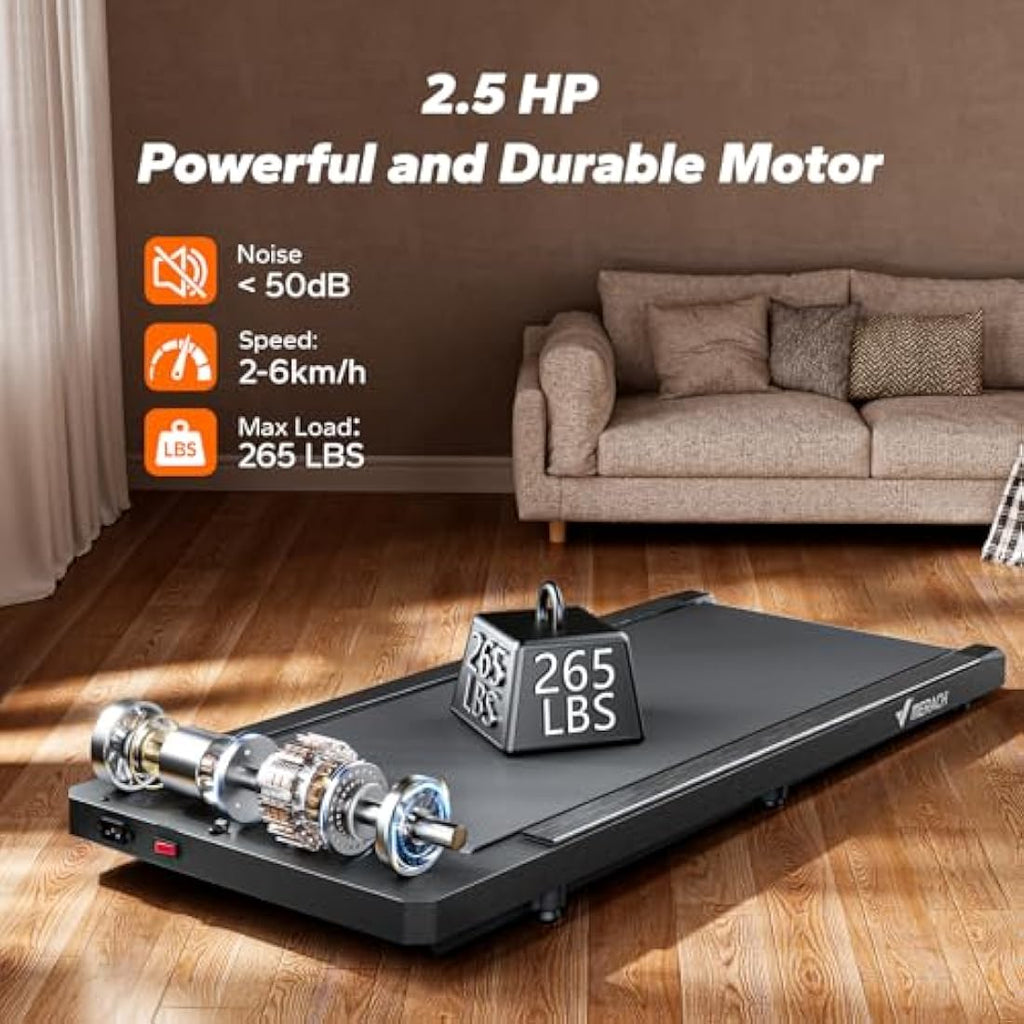 MERACH Walking Pad – Under Desk Treadmill with App & Remote Control