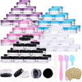Jolof Store 100PCS Clear Cosmetic Sample Jars | 3g BPA Free Travel Pots