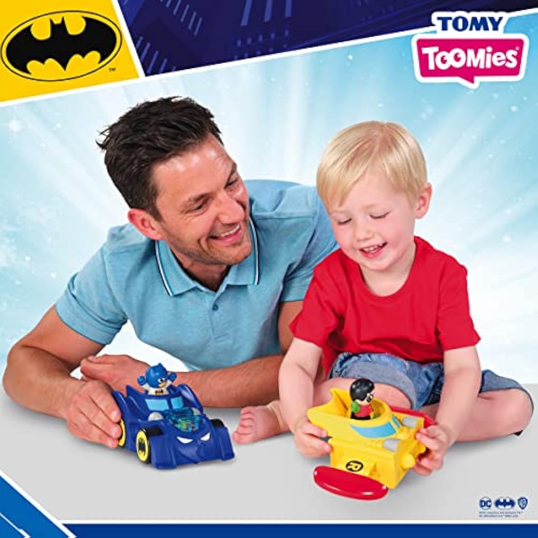 Toomies DC Comics Batman 3-in-1 Batmobile Transforming Toy Vehicle