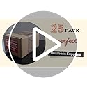 RLAVBL Small Brown Corrugated Shipping Boxes - 6x4x3 Inch (25 Pack)