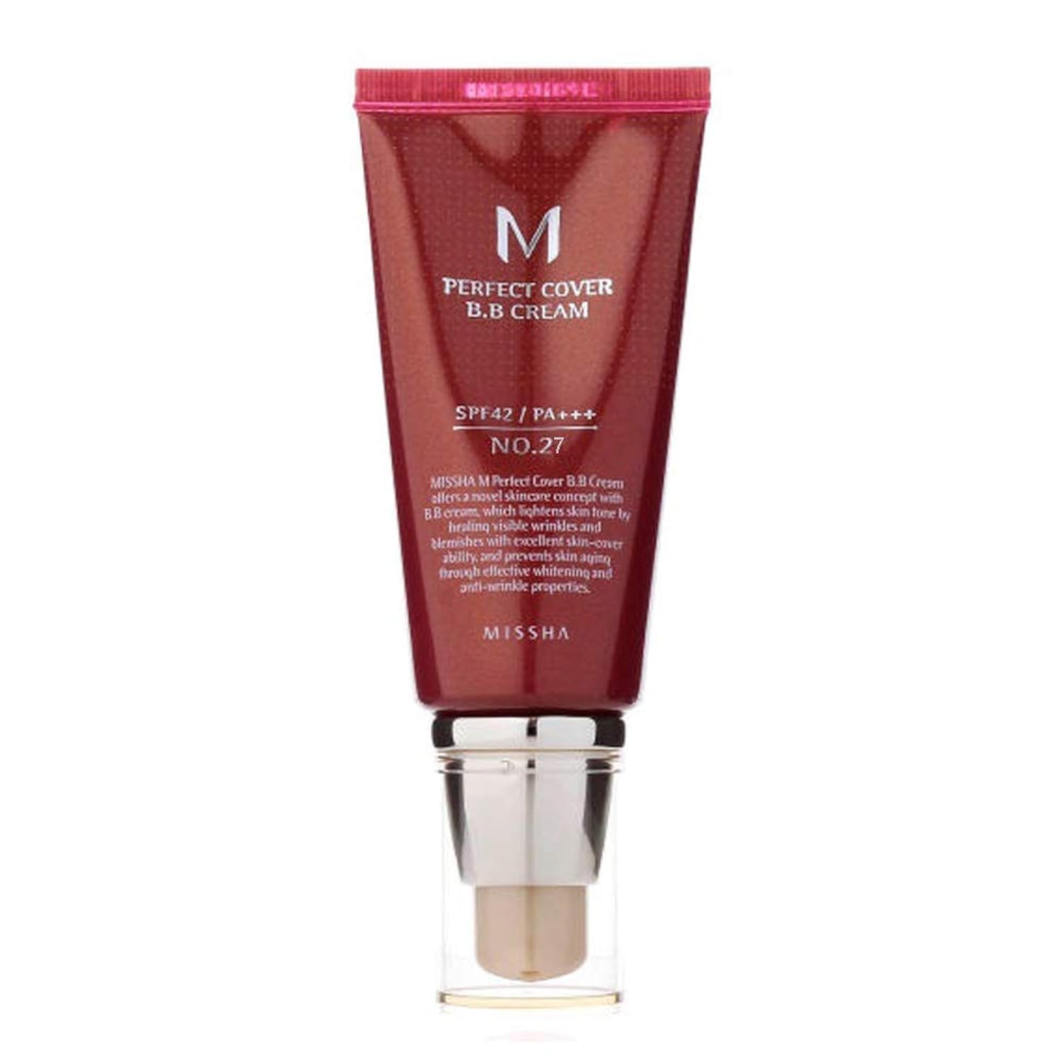 Missha M Perfect Cover BB Cream SPF42 - No. 27 Honey Beige (50ml)