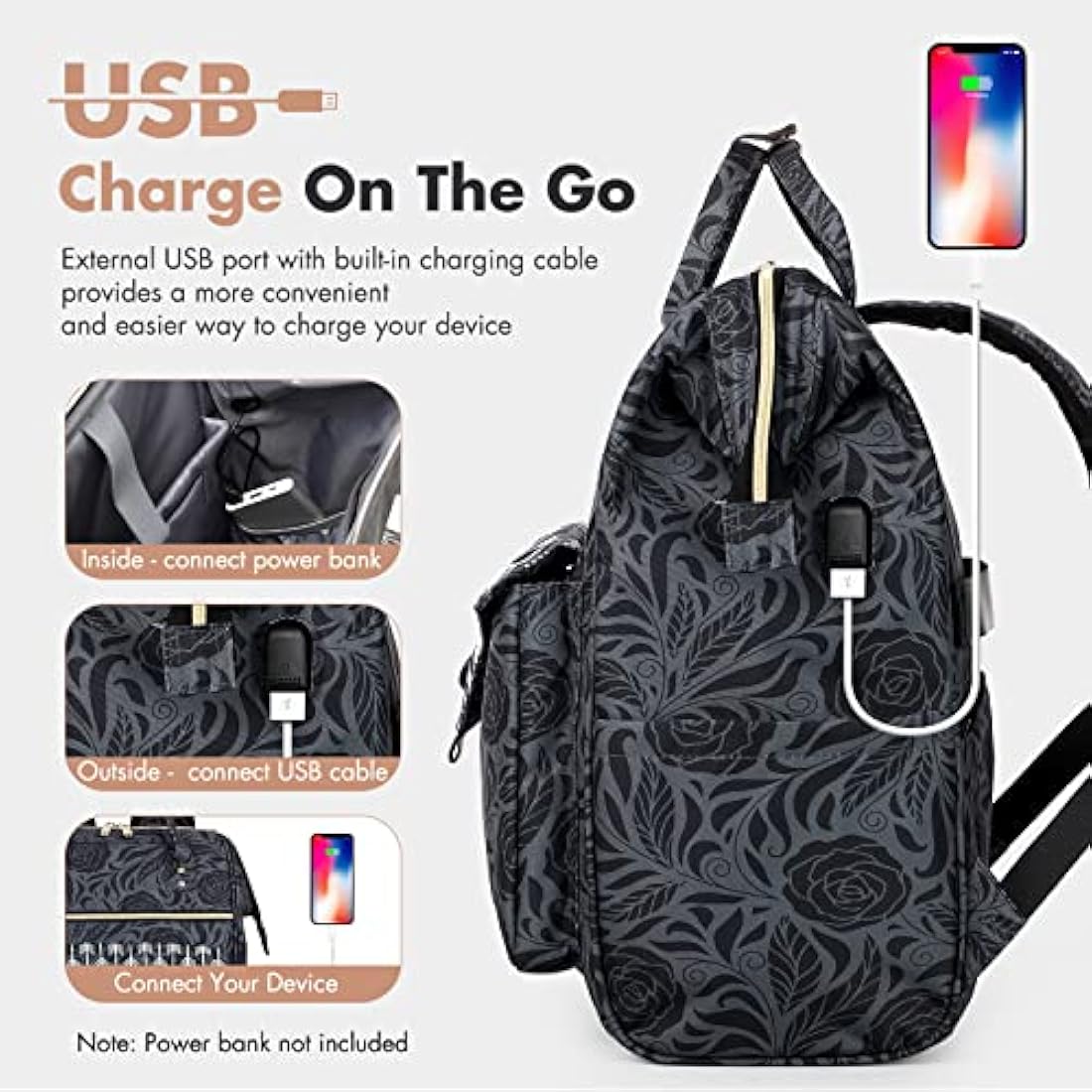 Lekesky 15.6 Inch Laptop Backpack | Waterproof Anti-Theft Travel Bag