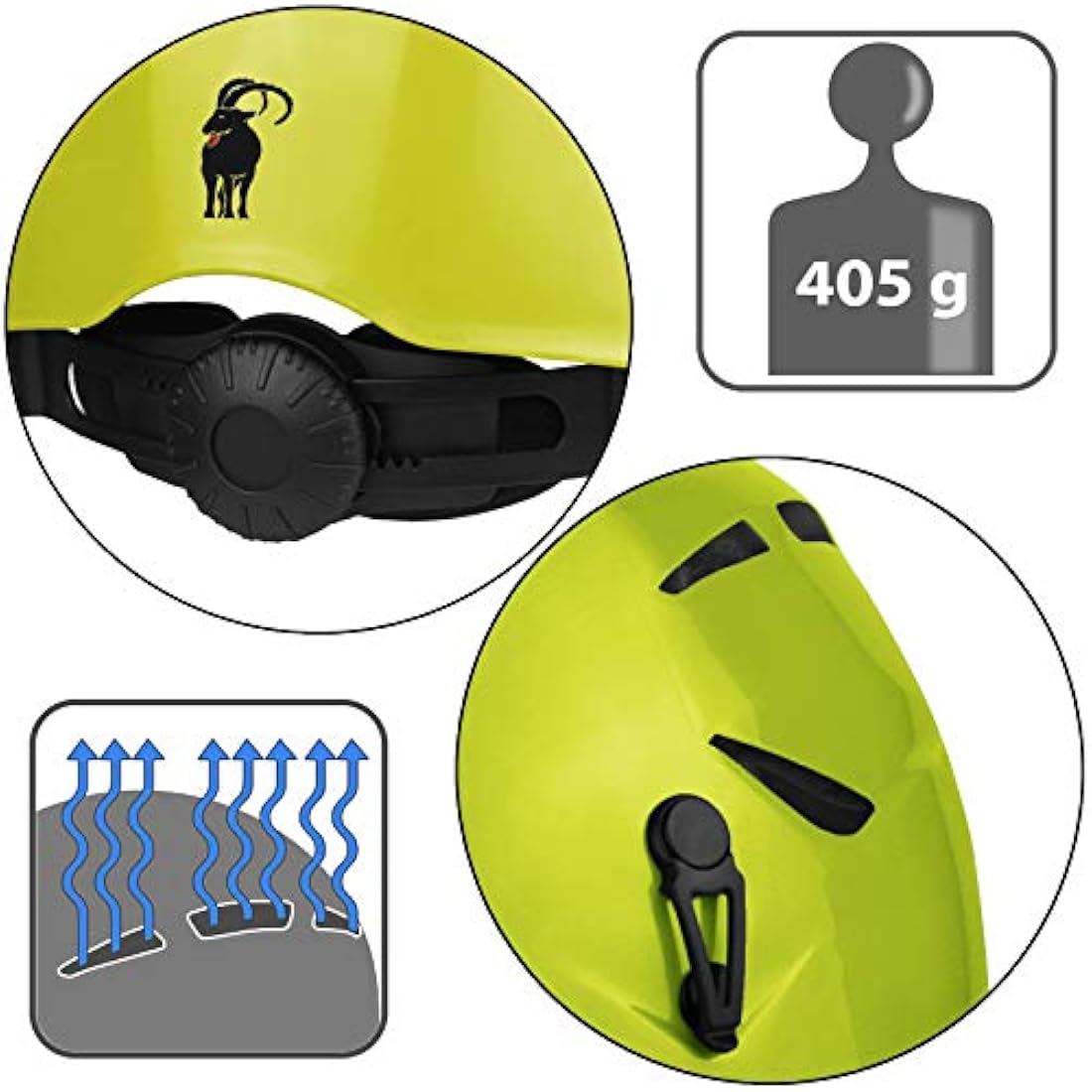 ALPIDEX Climbing Helmet – Universal EN12492 Safety Gear for Adults