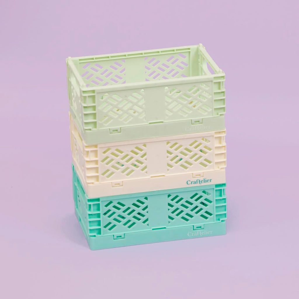 Craftelier - Box for Organization and Storage of Craft Materials | Foldable and Stackable Design | Small Size - image 3