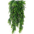 Jolof Store 2-Piece Artificial Hanging Ferns – 80cm Fake Ivy Vines