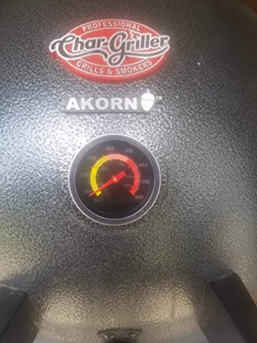 BBQ Grill Temperature Gauge – 2 Pcs Charcoal Smoker Thermometer