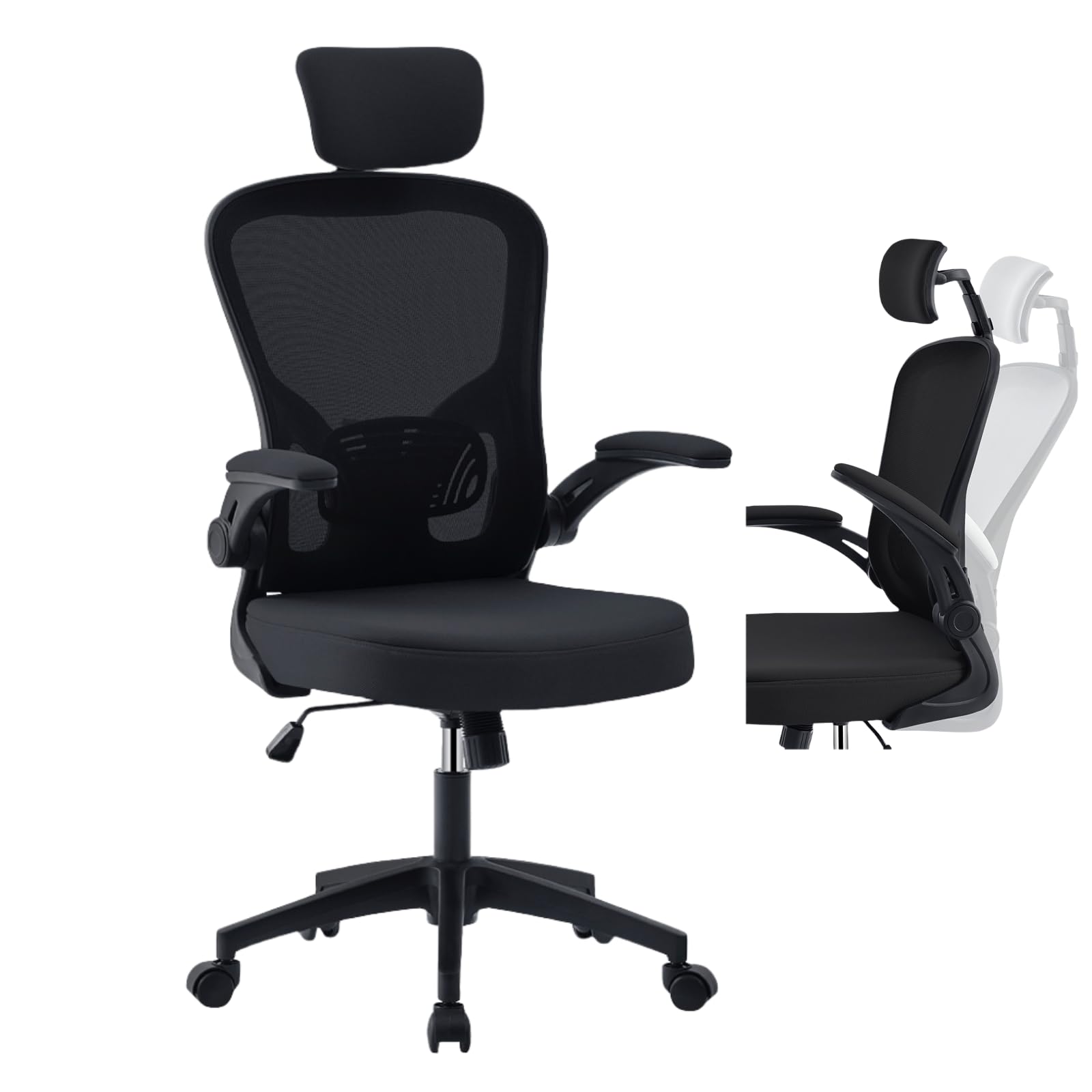 OWAY Ergonomic Mesh Office Chair - High-Back Desk Chair with Lumbar Support