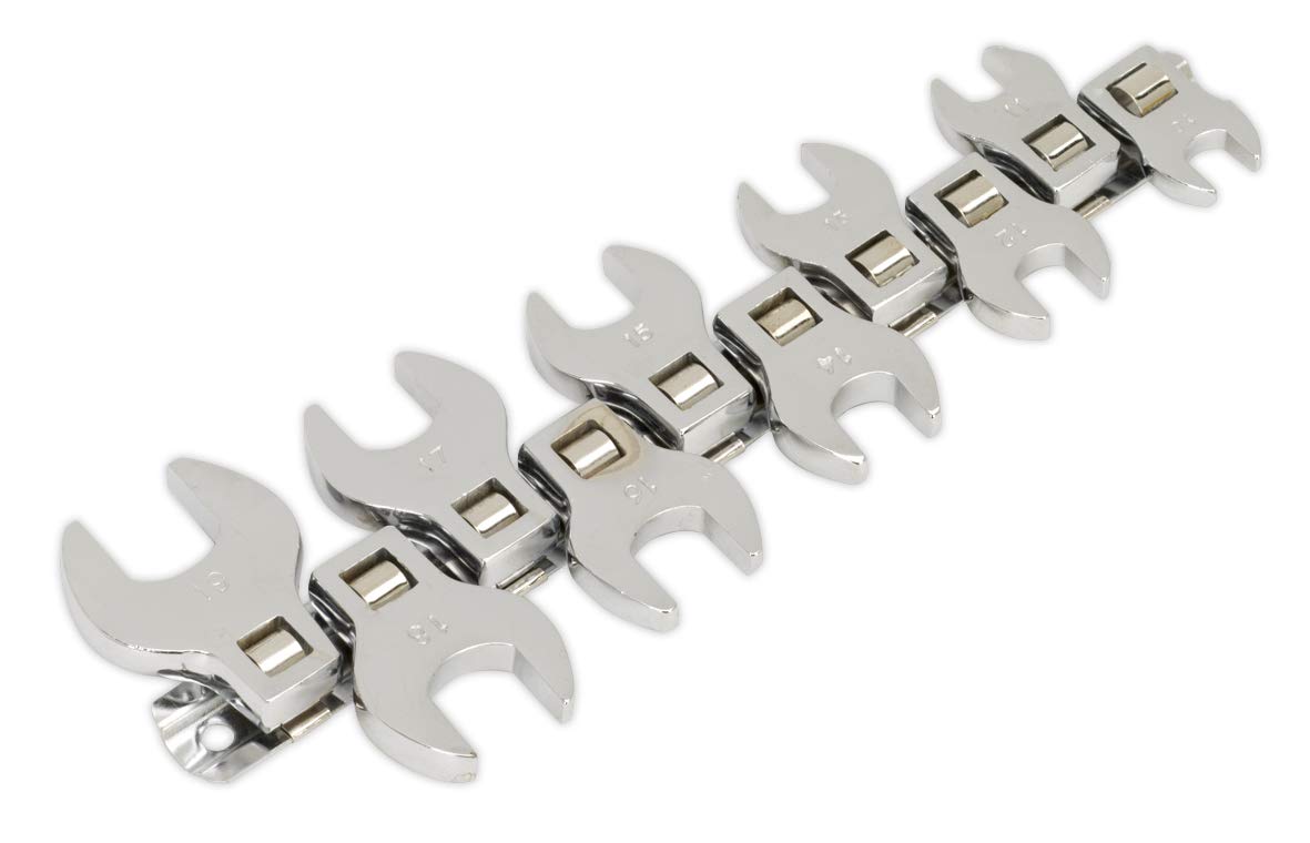 Sealey Siegen 10pc Crow's Foot Spanner Set | 3/8" Drive Metric - S0866
