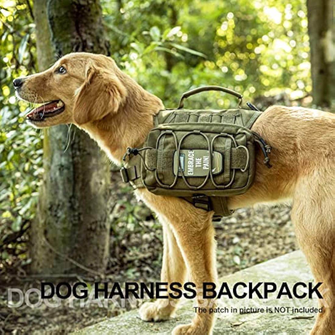 OneTigris Mammoth Dog Backpack 2.0 – Durable 1000D Nylon Hiking Saddlebag