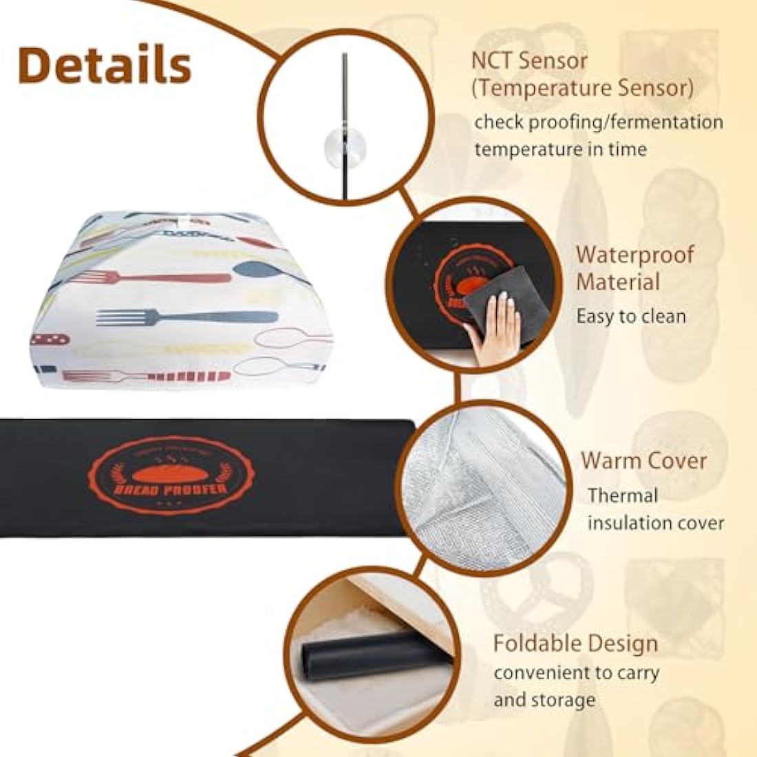 Bourske Bread Proofer Warming Mat | Adjustable Temperature Dough Starter