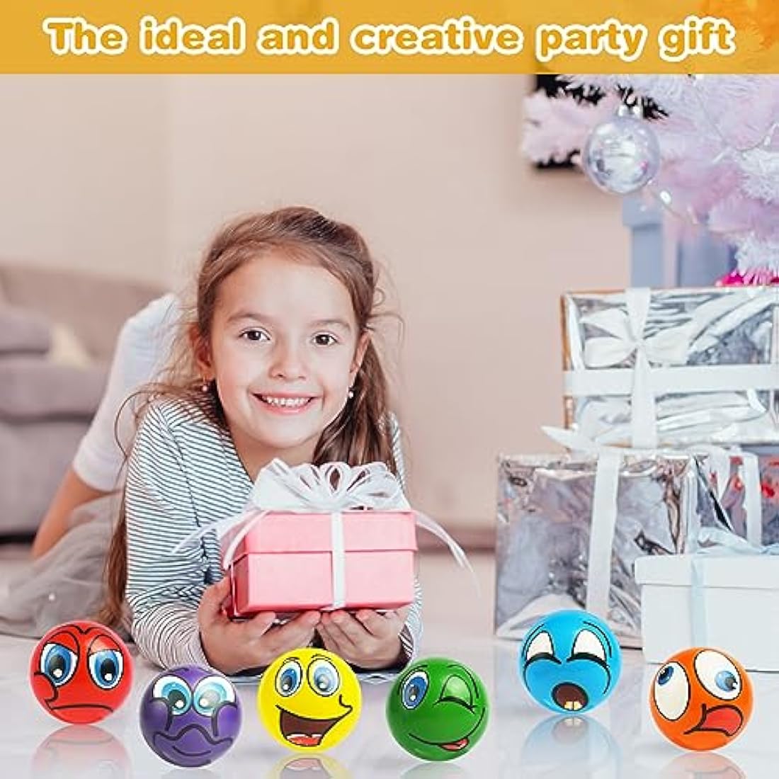 12pcs Squeeze Stress Balls | PU Sensory Fidget Toys