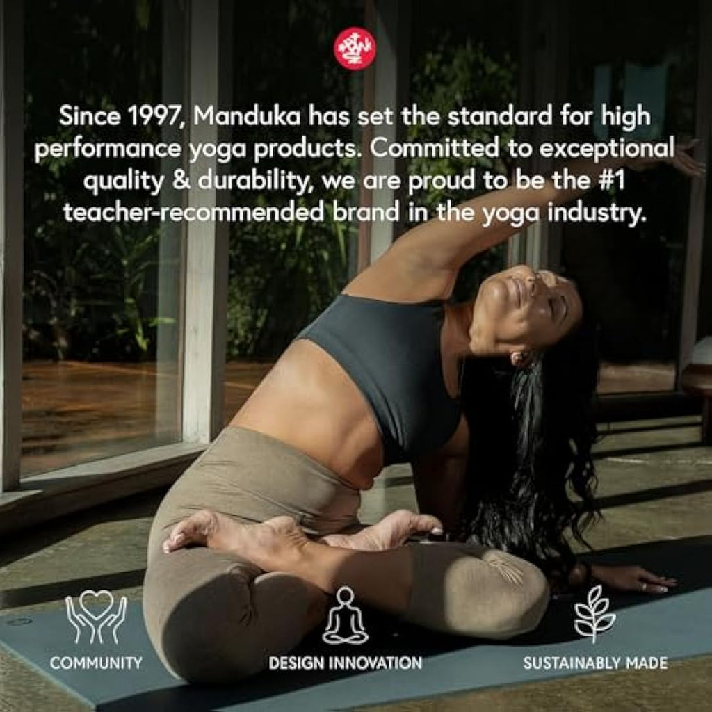 Manduka PRO Yoga Mat – 6mm High Density Cushion Non-Slip Workout Mat