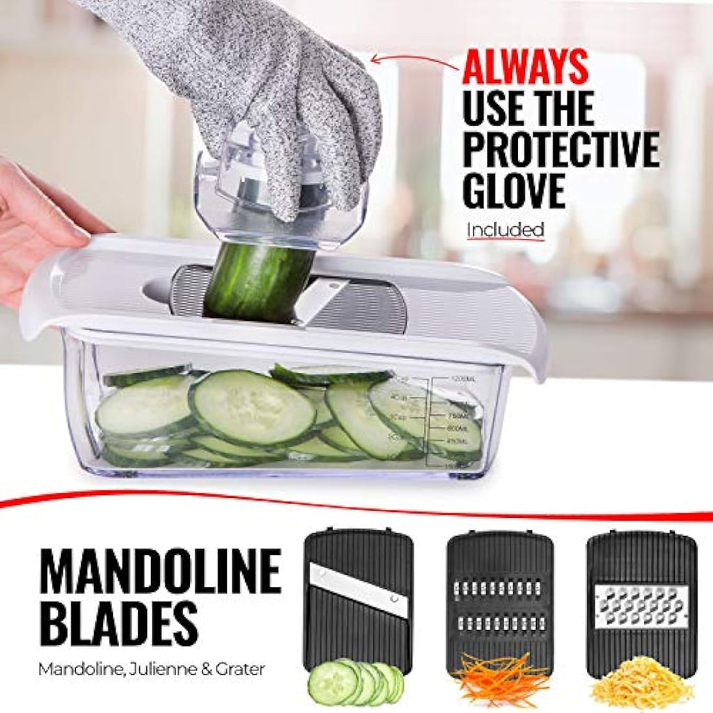 7-in-1 Vegetable Chopper | Mandoline Slicer and Dicer