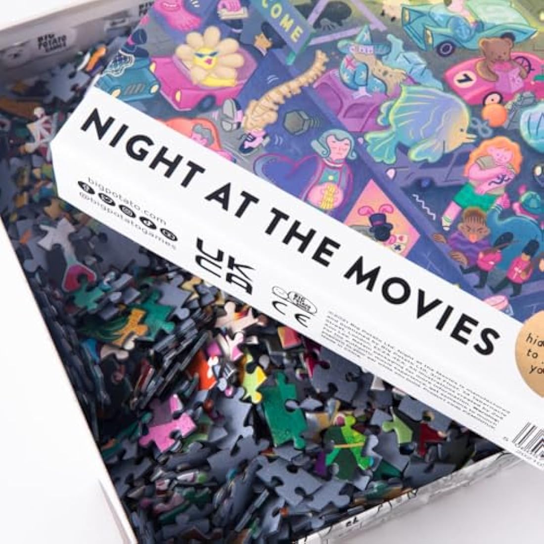 Movie Jigsaw Puzzle for Adults | 1000 Pieces & 101 Riddles