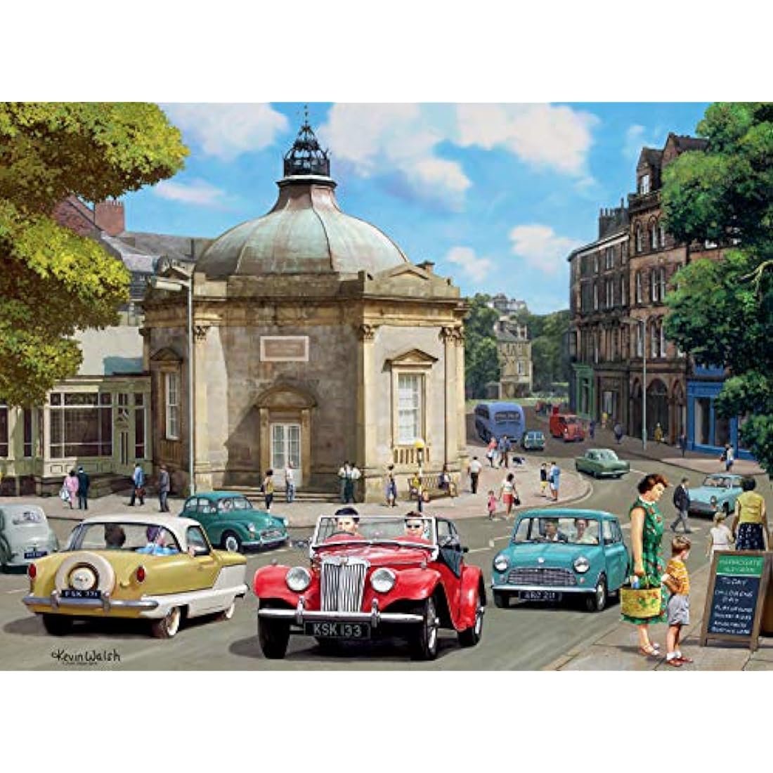 Ravensburger Look North 4x 500 Piece Jigsaw Puzzles - Nostalgic England