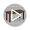 Furinno Tioman Hardwood Outdoor Coffee Table - Meranti Wood, Teak Oil