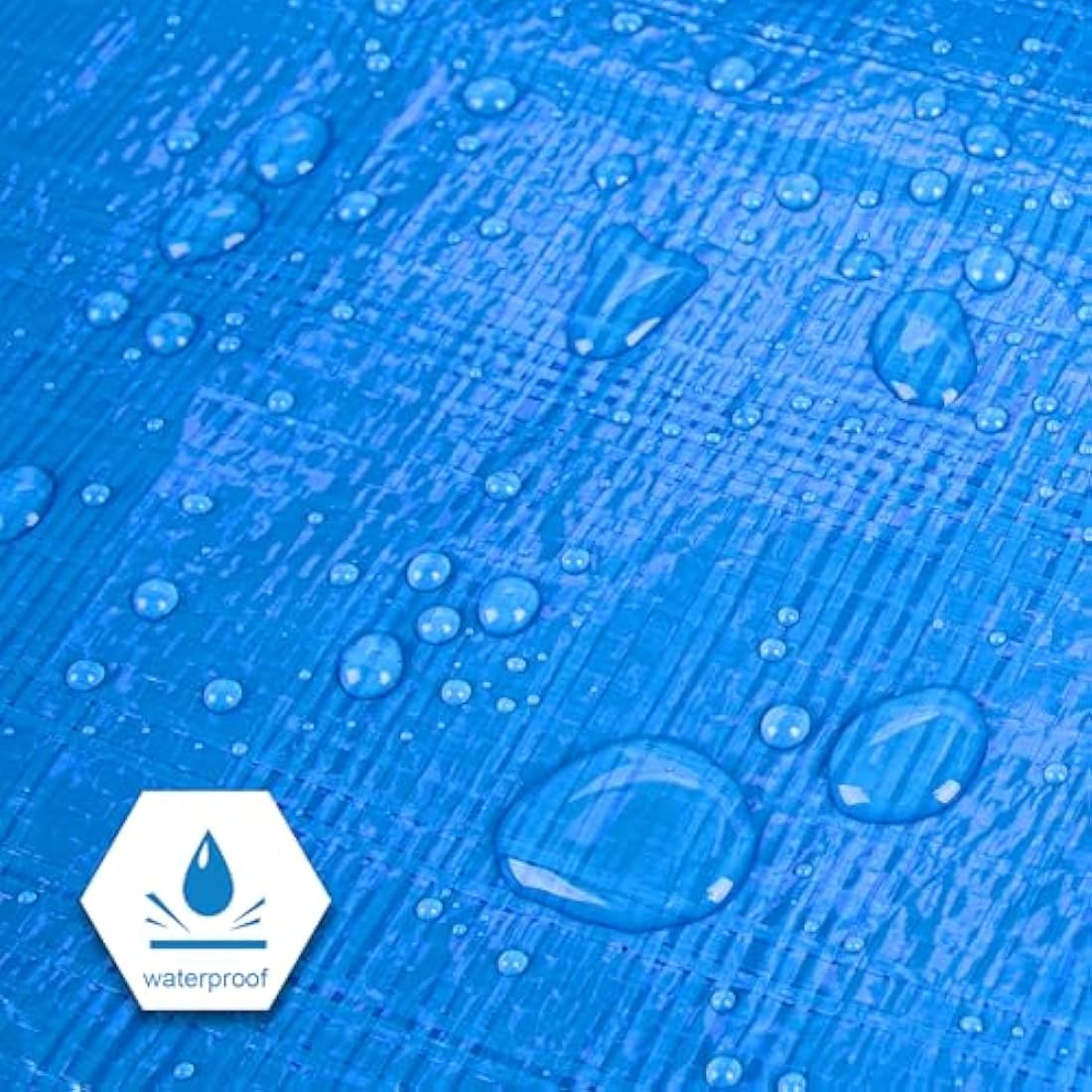 Blue Poly Tarp – 12x30 Ft Waterproof Protective Cover