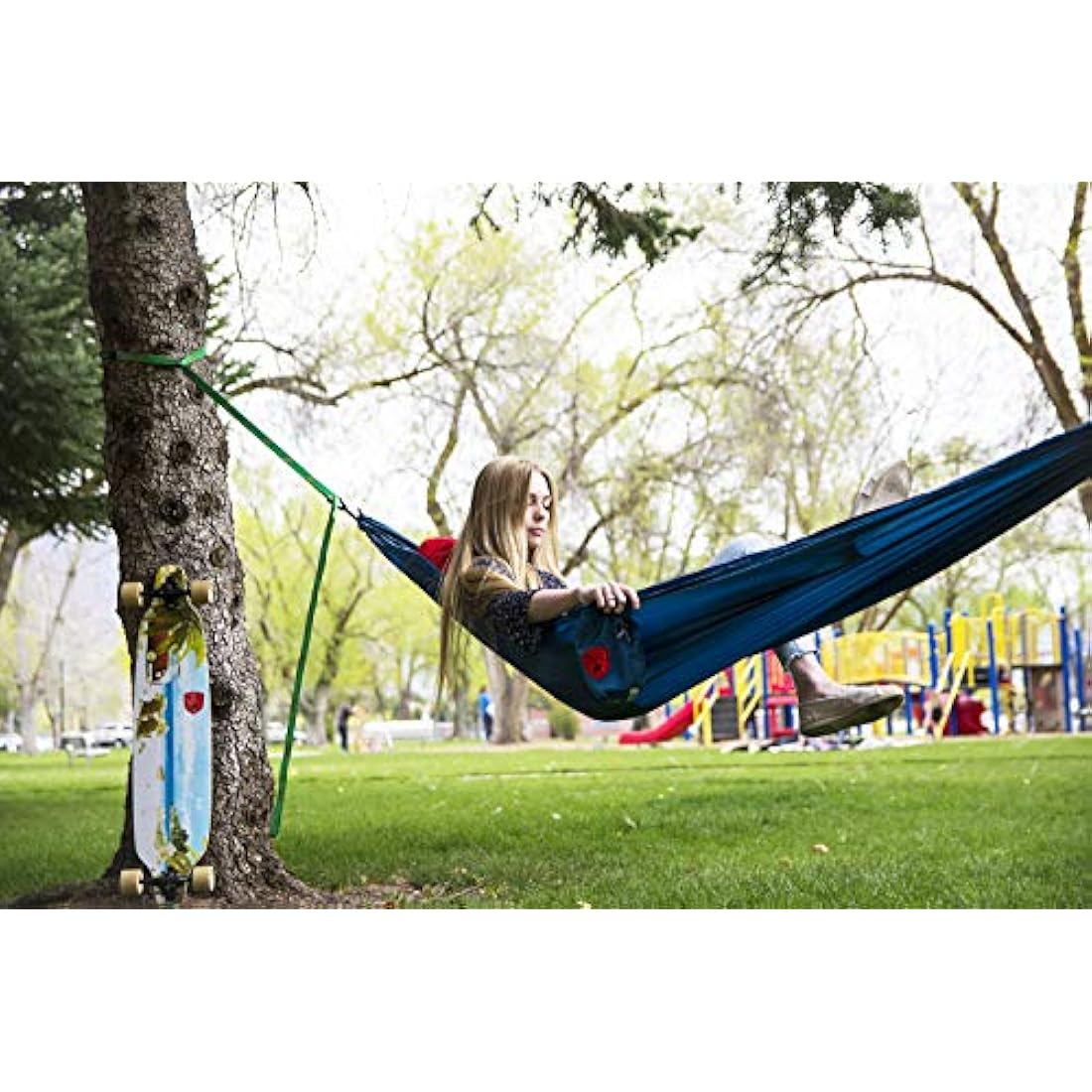 Grand Trunk Ultralight Hammock – Ripstop Polyester Portable Blue