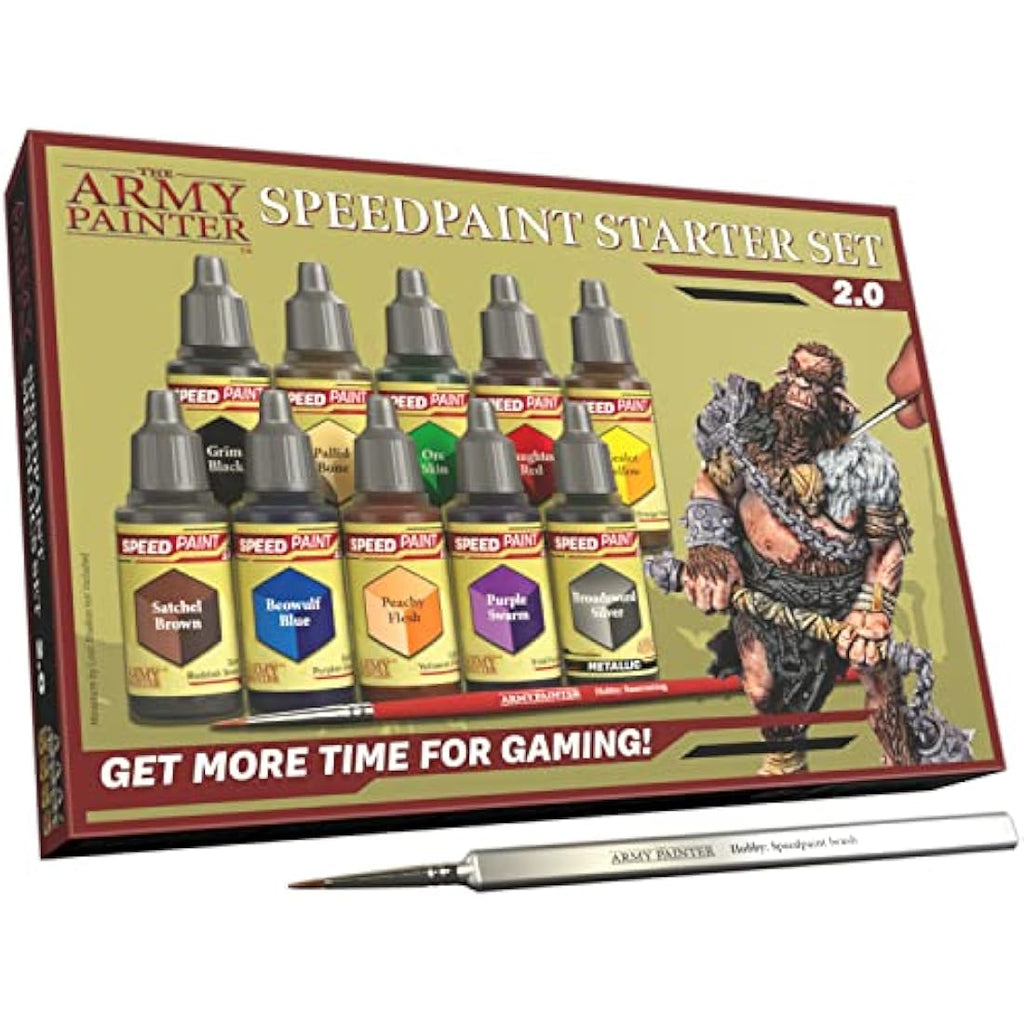 The Army Painter Speedpaint 2.0 Starter Set – 10 Acrylic Contrast Paints