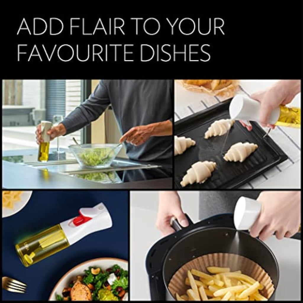 Flairosol Olivia Glass Oil Sprayer – Continuous Fine Mist Cooking Spray
