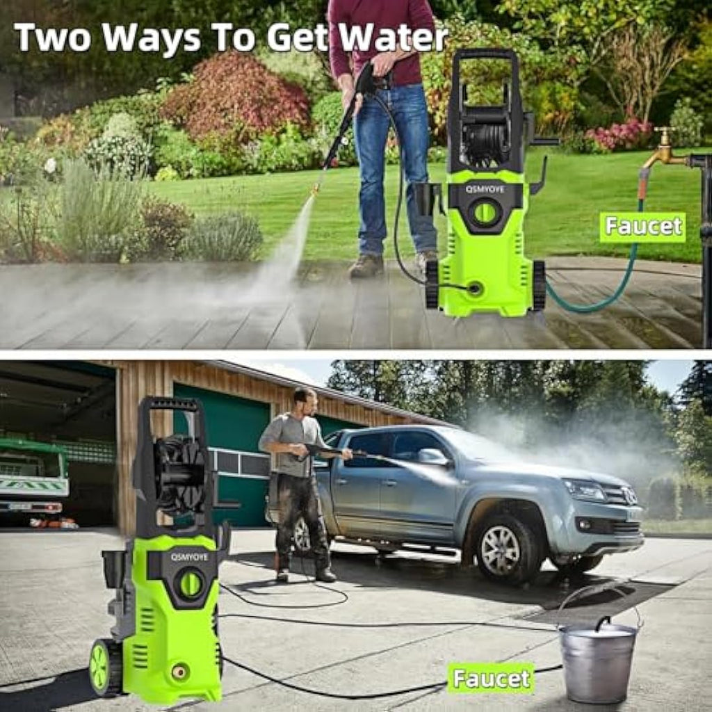 2200W Electric Pressure Washer | 150Bar Jet Washer with 10m Hose