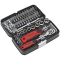 Sealey AK8945 38-Piece 1/4" Sq Drive Socket and Bit Set – Chrome Vanadium