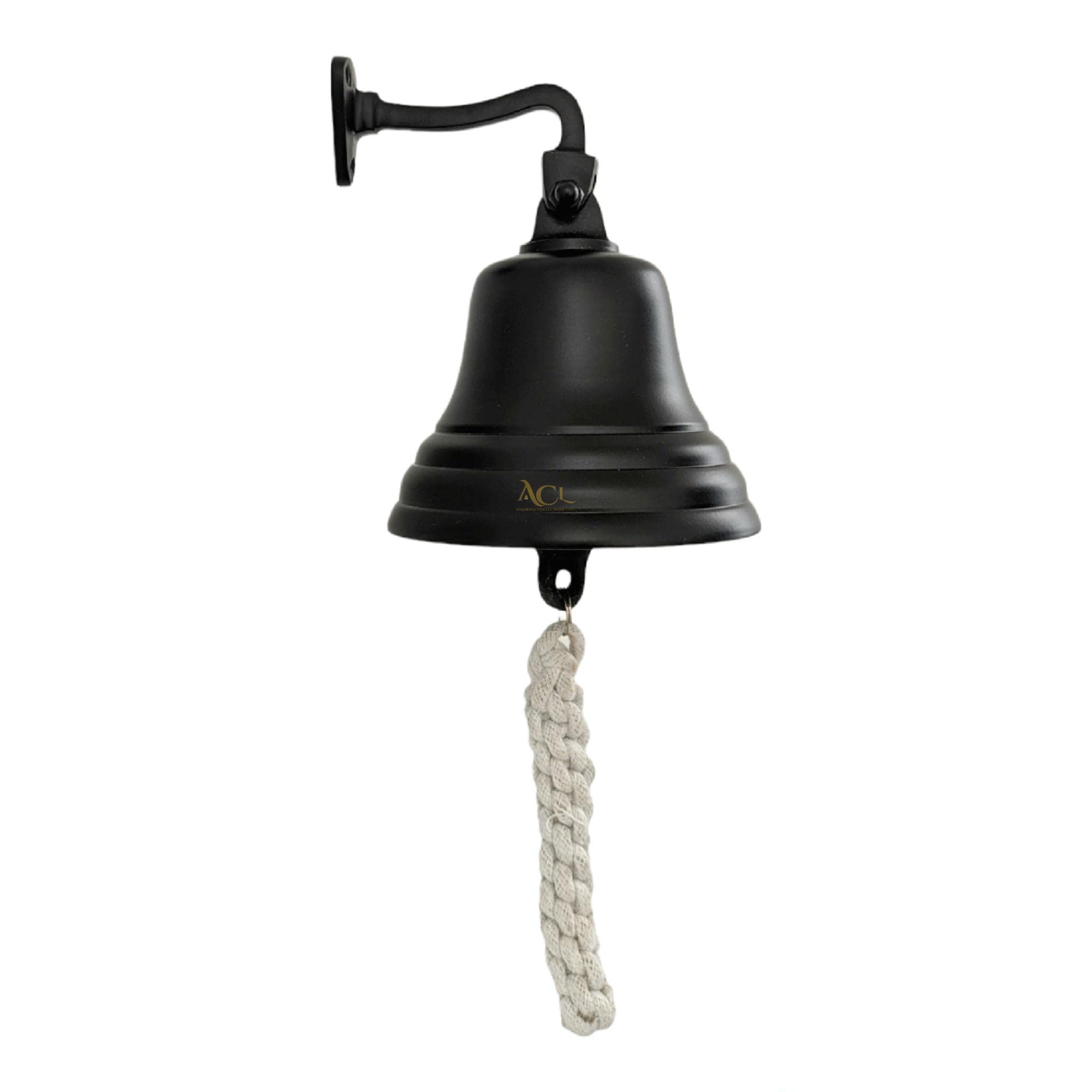 Assorted Collections Black Brass Last Order Bell | Wall Mounted Bar Bell