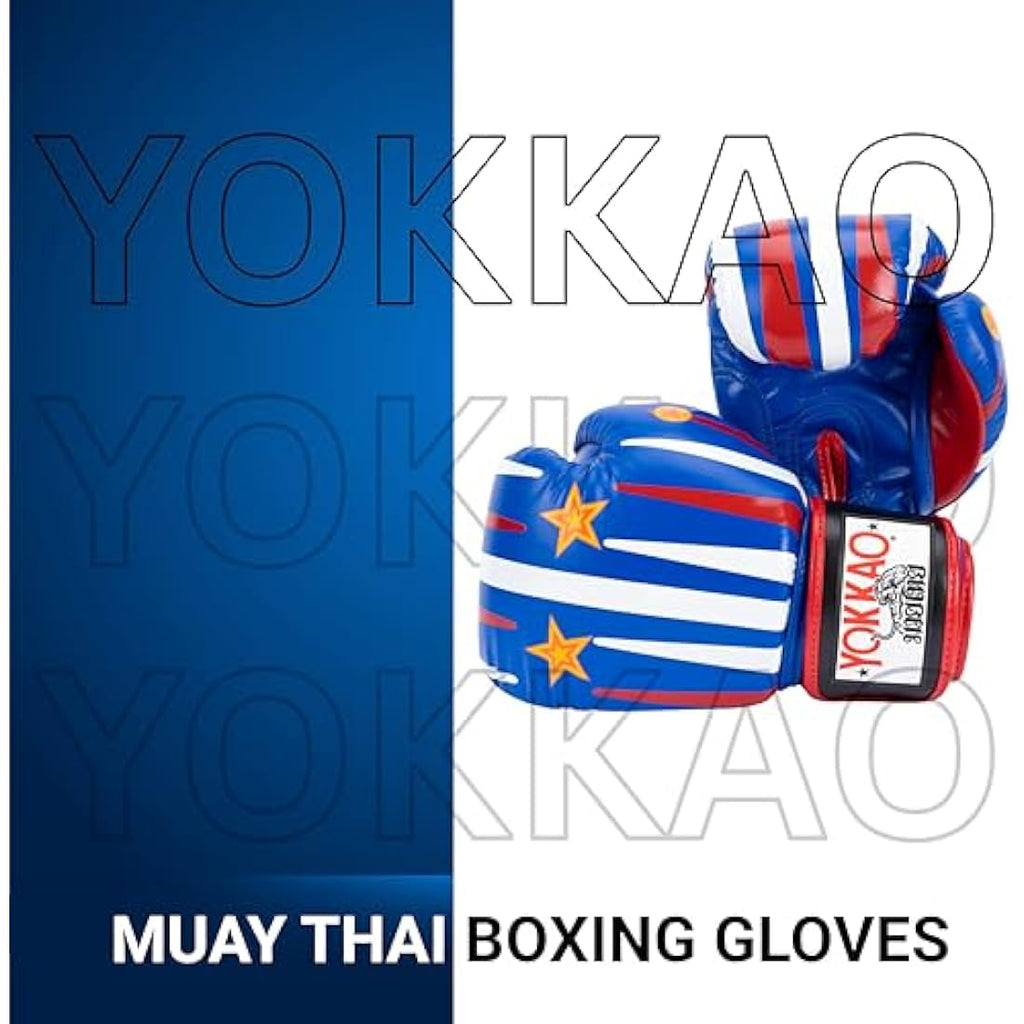 YOKKAO Premium Leather Muay Thai Boxing Gloves | Training & Sparring