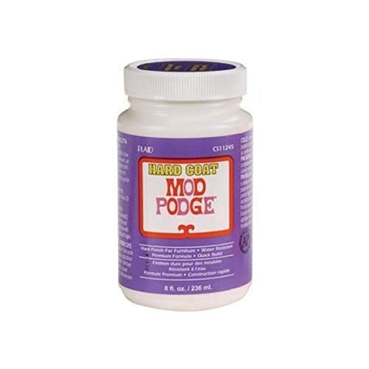 Mod Podge Hard Coat Decoupage Glue and Craft Adhesive, 8 oz | Jolof Store