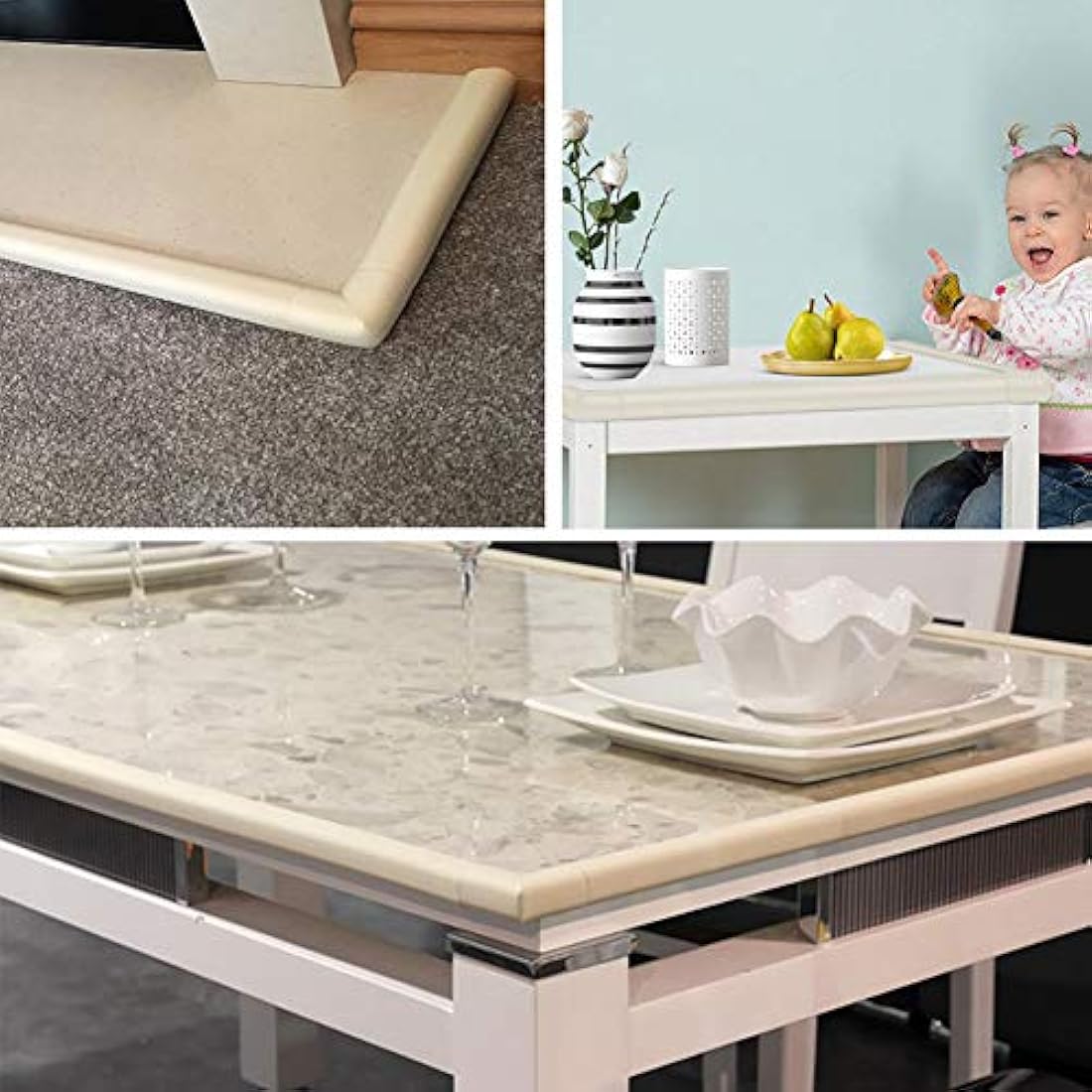 Jolof Store 17-Piece Baby Proofing Kit | Foam Edge & Corner Guards
