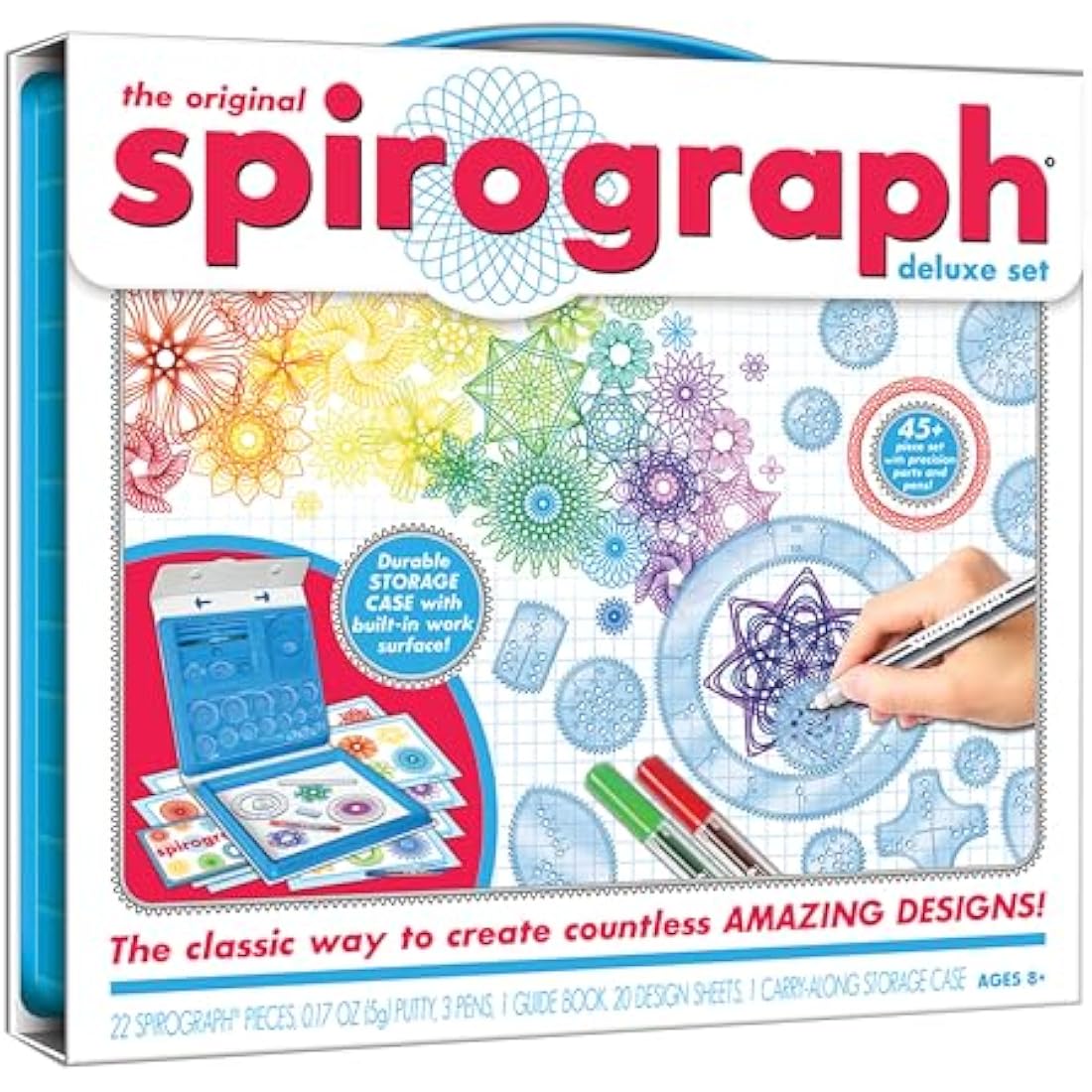 Spirograph Deluxe Drawing Set – Multicoloured Geometric Art Kit