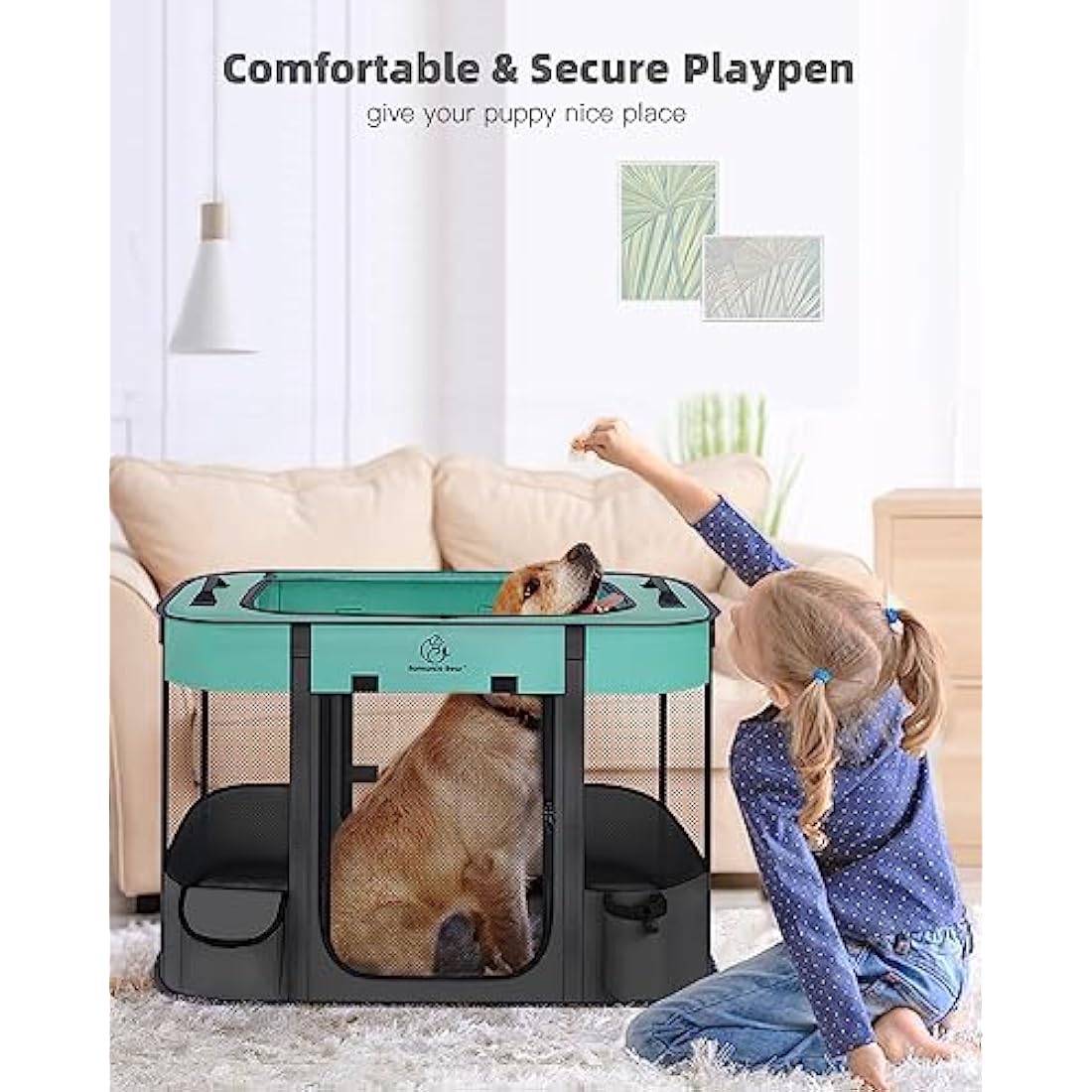 Jolof Store Foldable Pet Playpen – Portable Oxford Cloth Exercise Tent