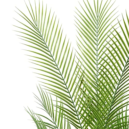 Kazeila 110cm Artificial Palm Tree in Seagrass Pot - Faux Floor Plant (2 Pack)