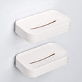YOHOM Adhesive Shower Soap Holder – Wall Mounted Bar Soap Dish, 2PCS
