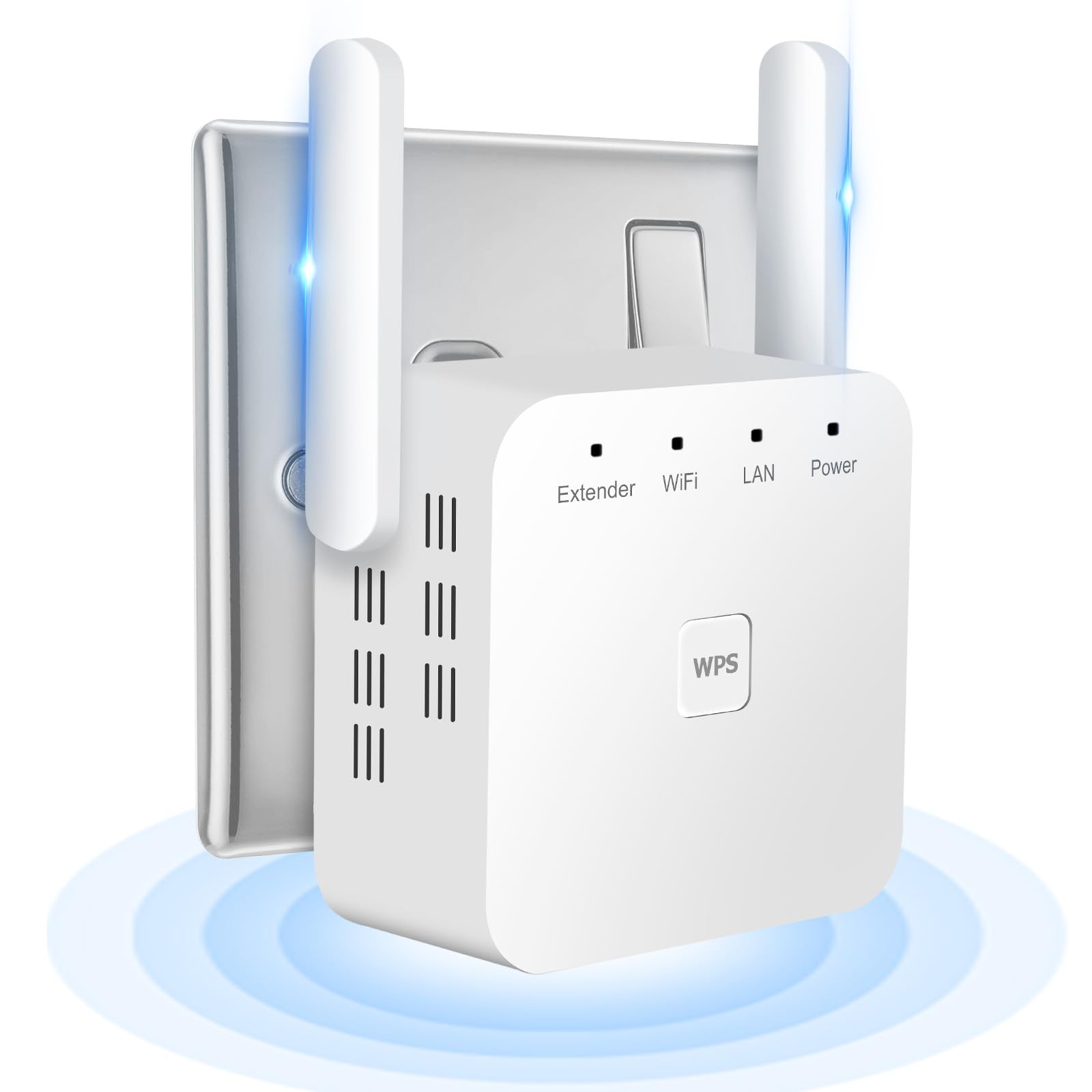 WiFi Extender Booster with Ethernet Port – Range Repeater