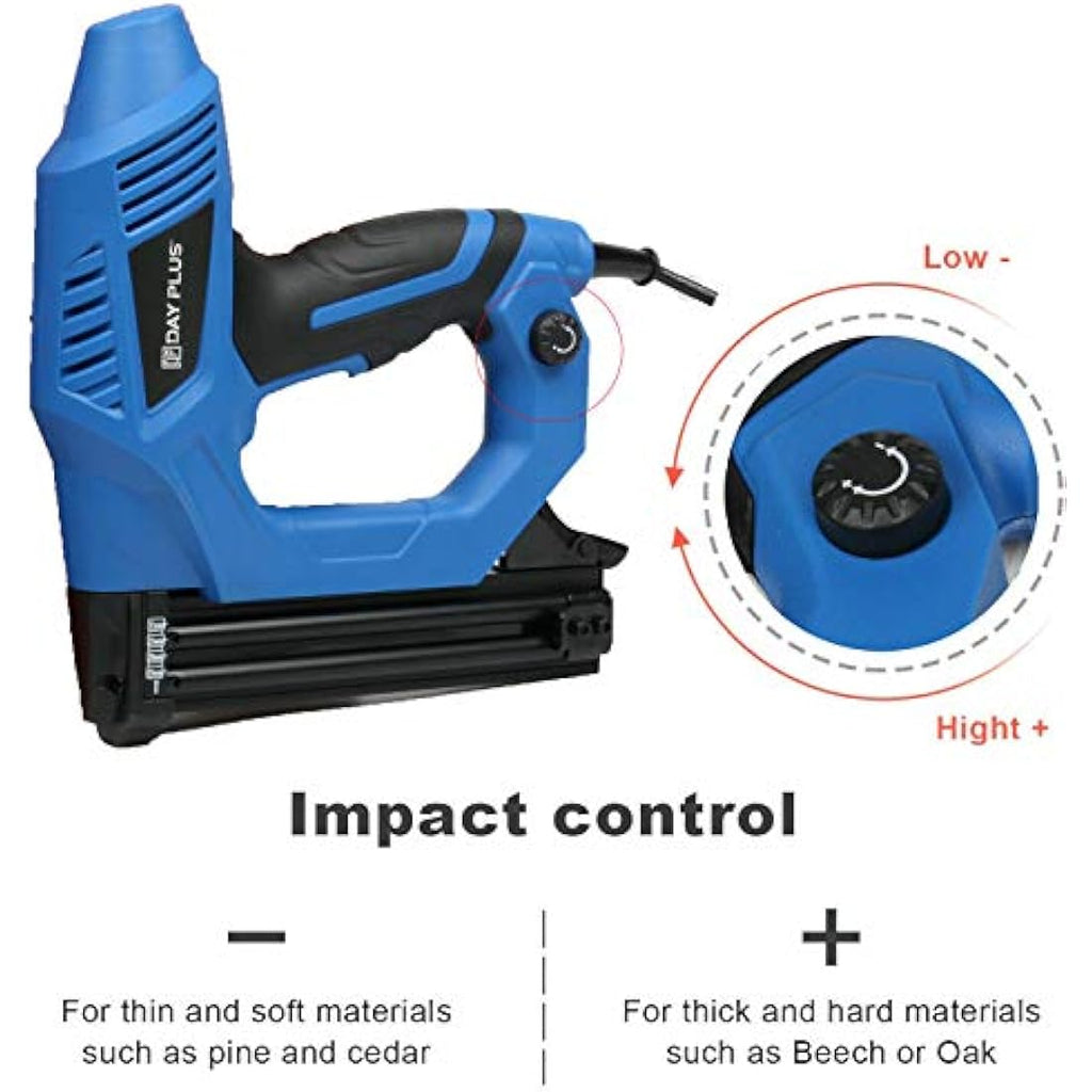 2-in-1 Electric Heavy Duty Nail Gun & Stapler Woodworking Tool