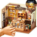 Rolife Becka's Baking House | DIY Miniature Wooden Dollhouse Model Kit
