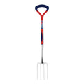 Spear & Jackson Select Stainless Steel Border Fork – Blue Garden Tool