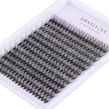 Jolof Store 240pcs 40D Cluster Eyelash Extensions | D Curl 15mm DIY Lashes
