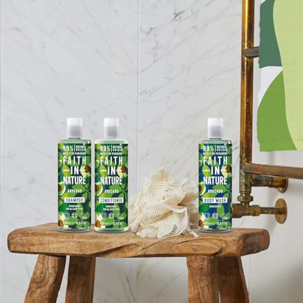Faith In Nature Avocado Conditioner | Nourishing & Vegan Hair Care | 400ml
