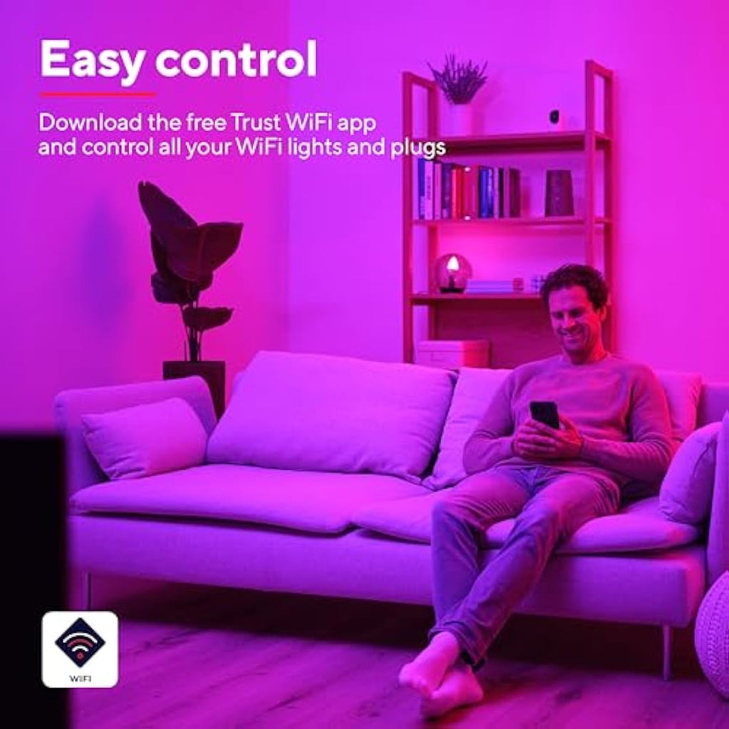 GU10 Smart WiFi Bulb – RGB Colour Changing LED Spotlight 2 Pack