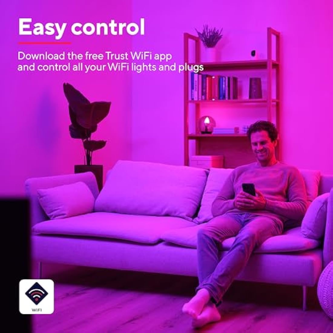 GU10 Smart WiFi Bulb – RGB Colour Changing LED Spotlight 2 Pack
